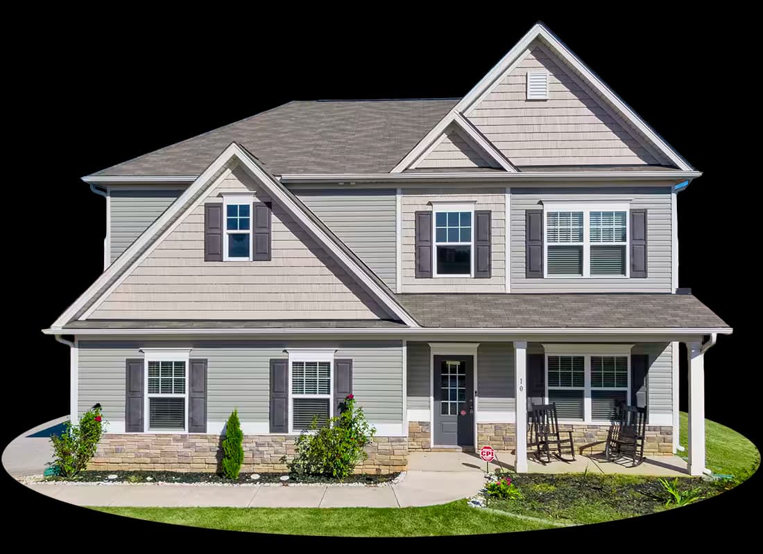 A suburban family home