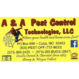 A & A Pest Control Technologies logo