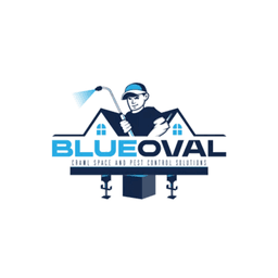 Blue Oval Crawlspace and Pest Control Solutions logo