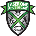 LASER ONE PEST MANAGEMENT logo
