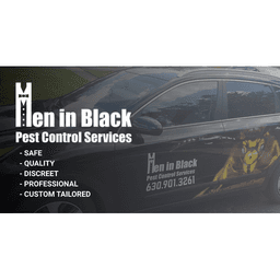 MEN IN Black Pest Control Services logo