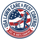 USA Lawn Care AND Pest Control. logo